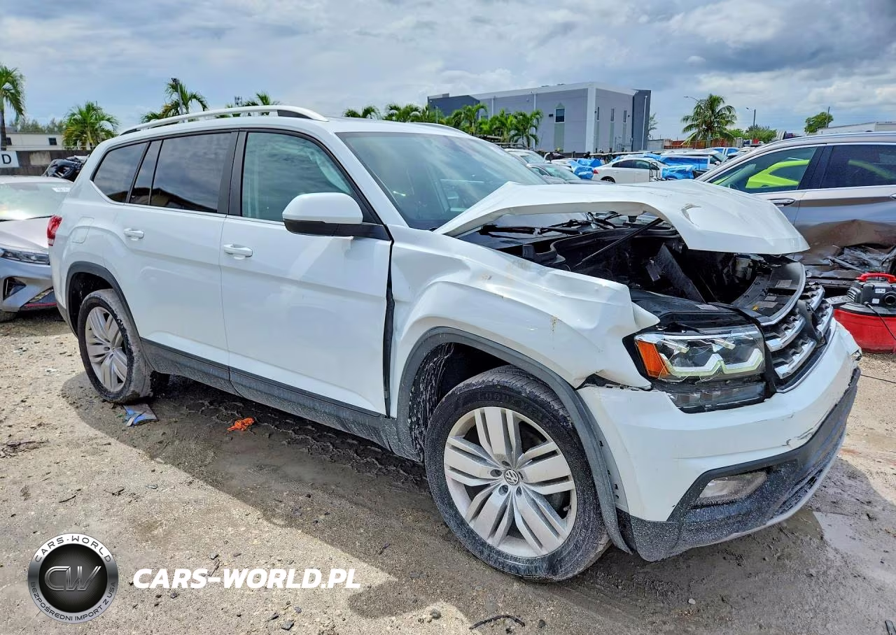 2019 Volkswagen Atlas Se VIN:1V2WR2CAXKC606129 - 4