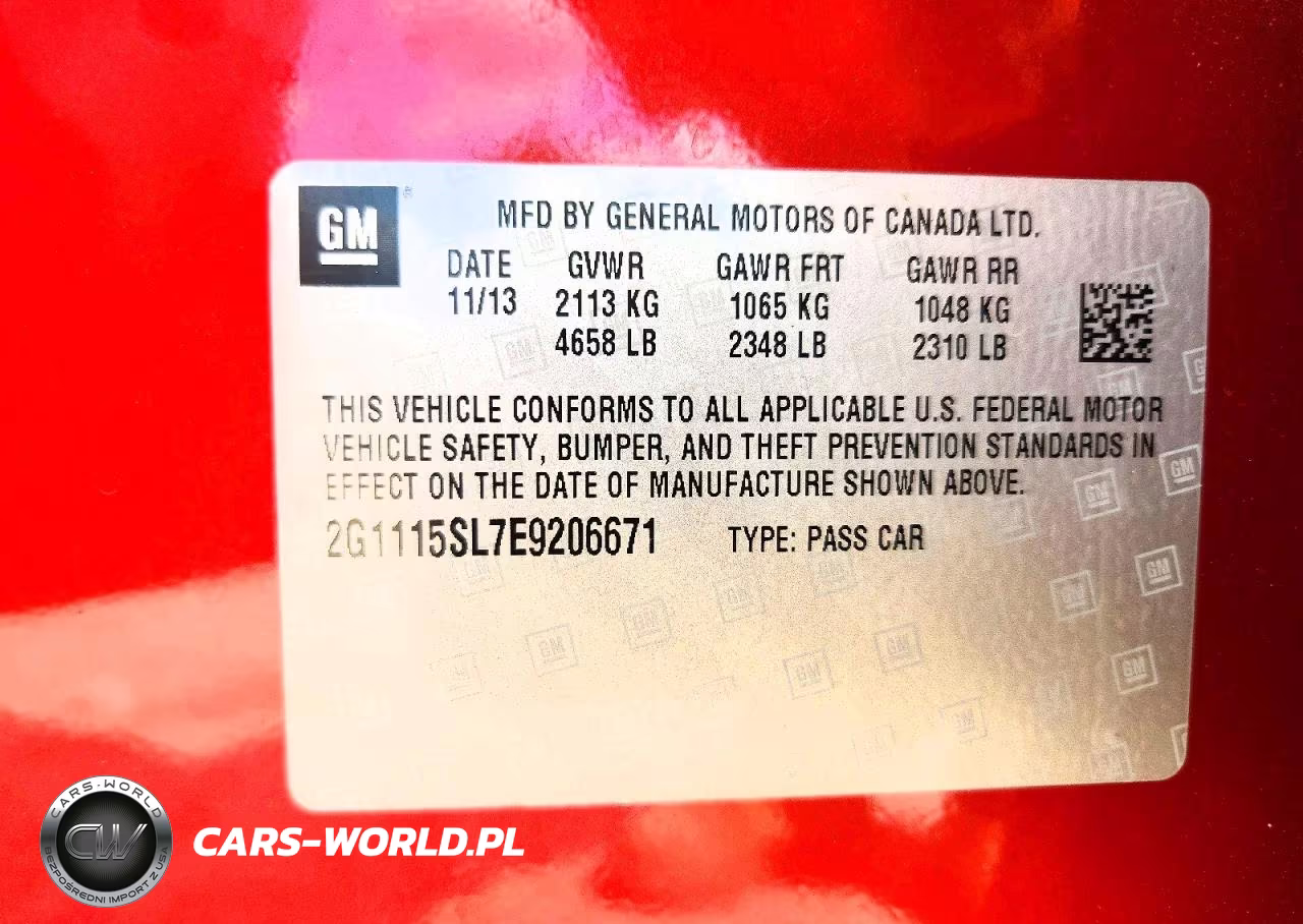 2014 Chevrolet Impala Lt VIN:2G1115SL7E9206671 - 12
