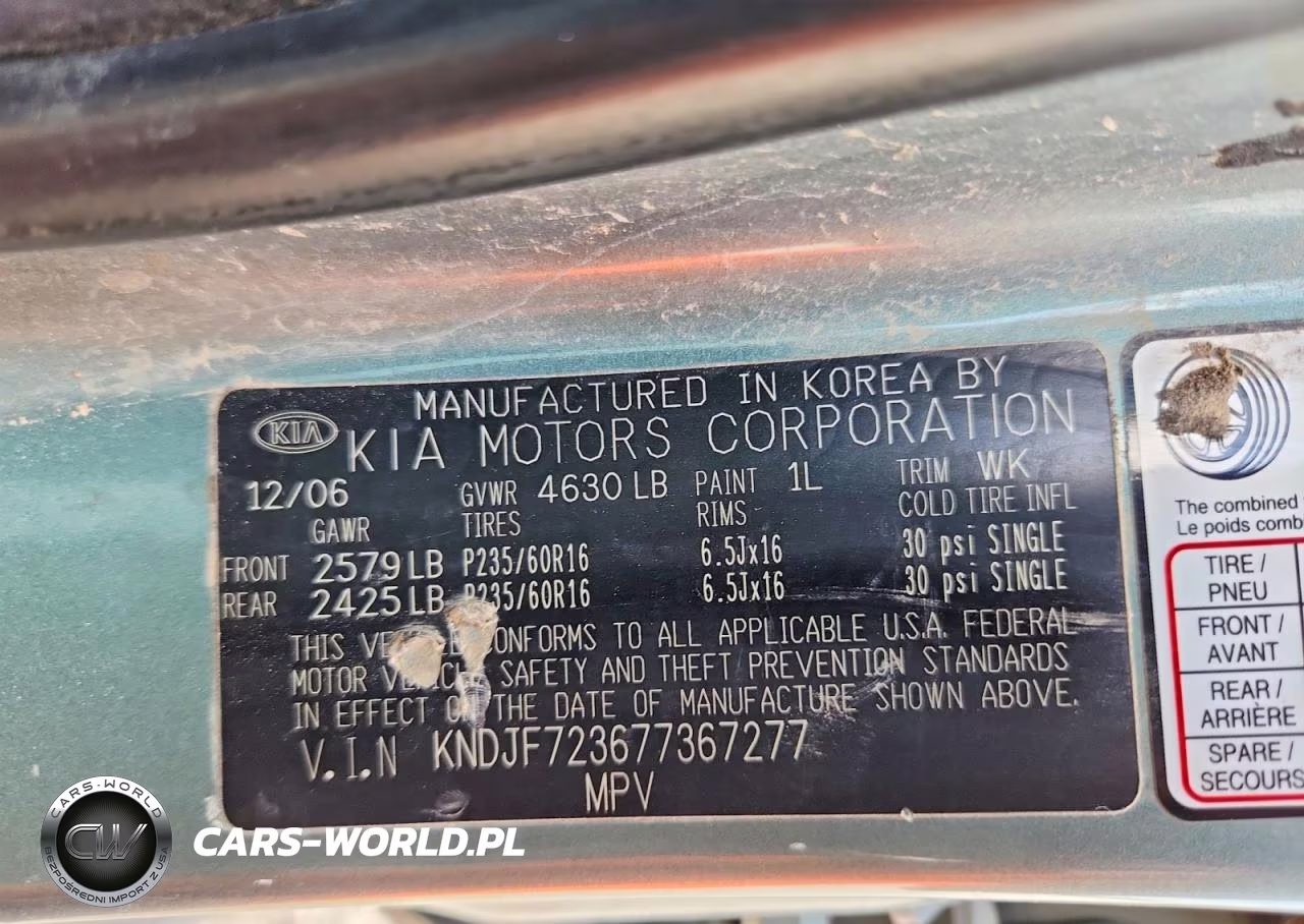 2007 Kia Sportage Lx VIN:KNDJF723677367277 - 14