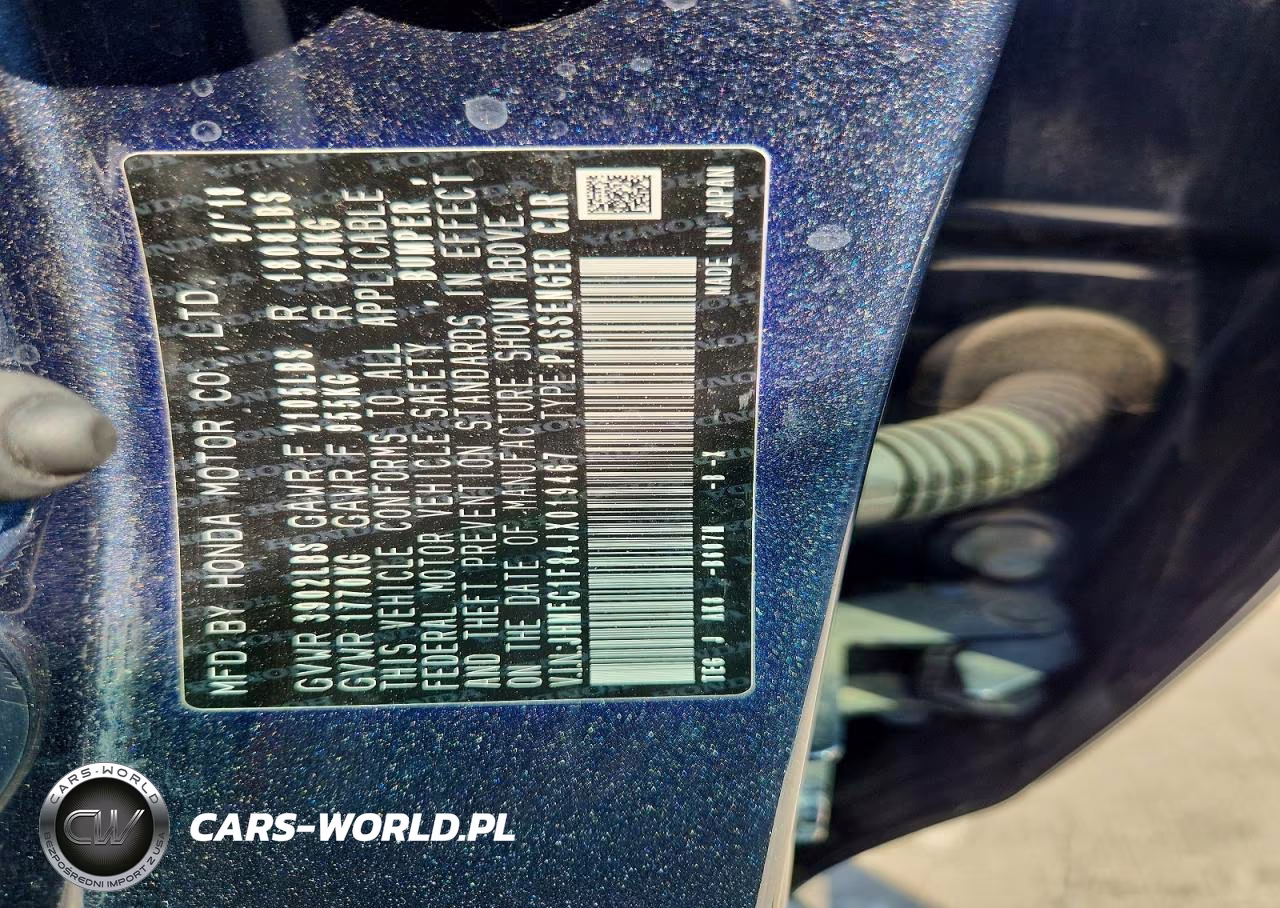 2018 Honda Civic Ex VIN:JHMFC1F84JX019467 - 13