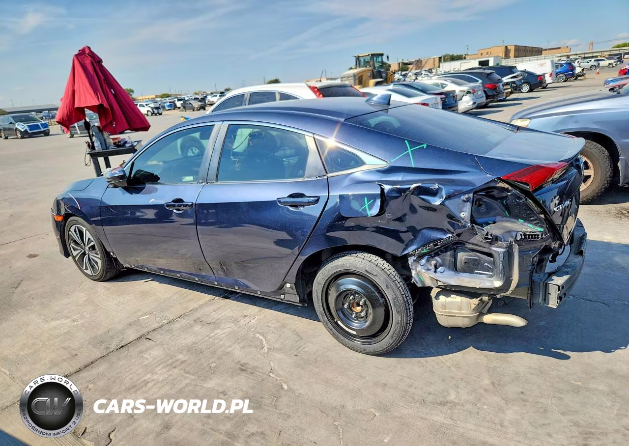 2018 Honda Civic Ex VIN:JHMFC1F84JX019467 - 2