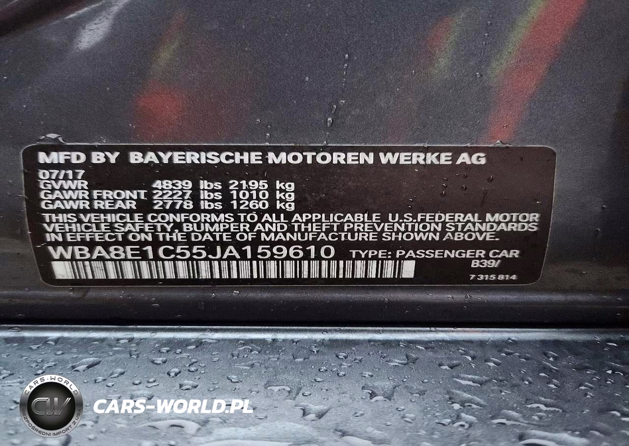 2018 BMW 330E VIN:WBA8E1C55JA159610 - 12