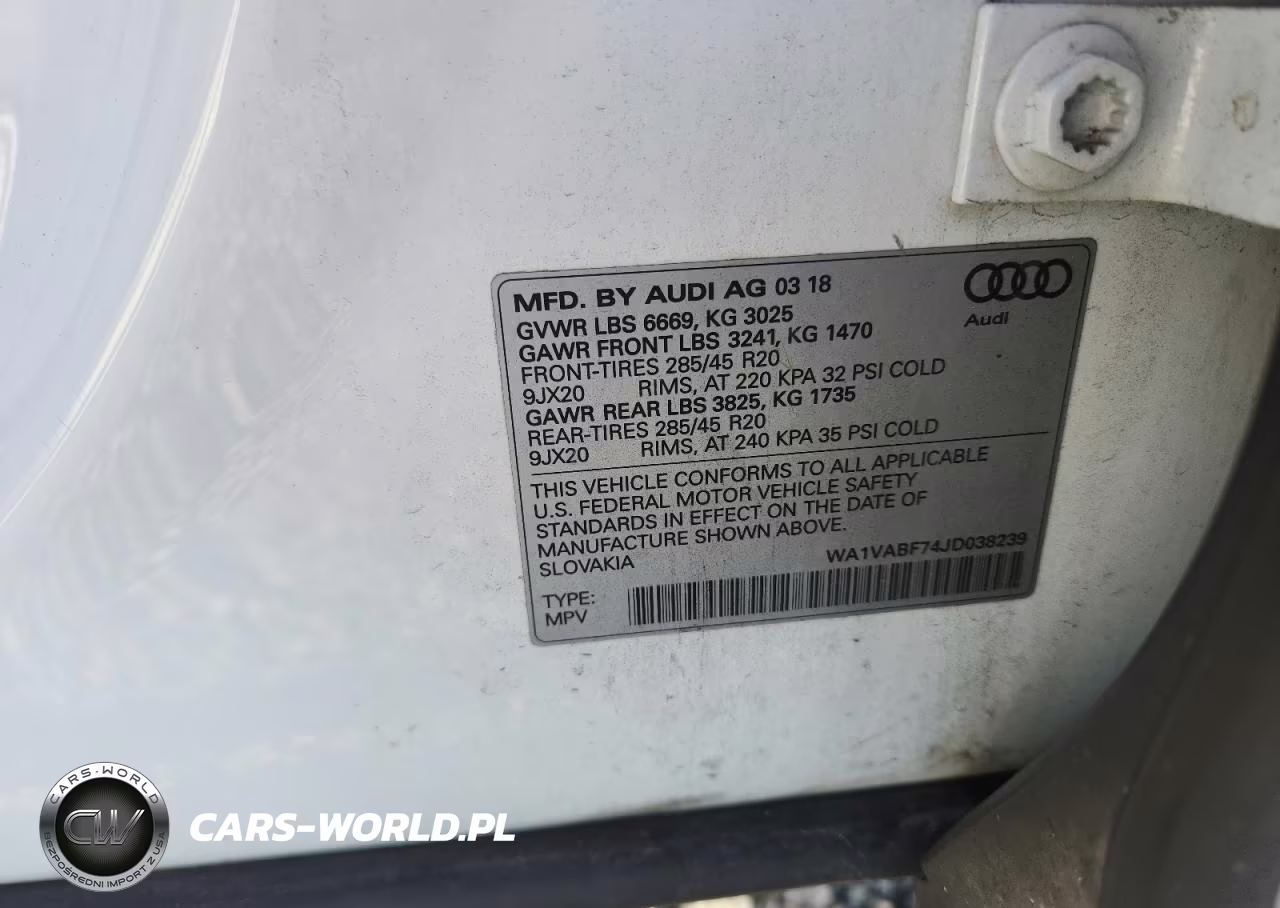 2018 Audi Q7 Prestige VIN:WA1VABF74JD038239 - 13