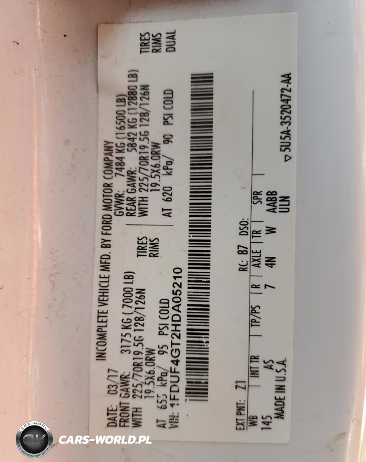 2017 Ford F450 Super Duty VIN:1FDUF4GT2HDA05210 - 14