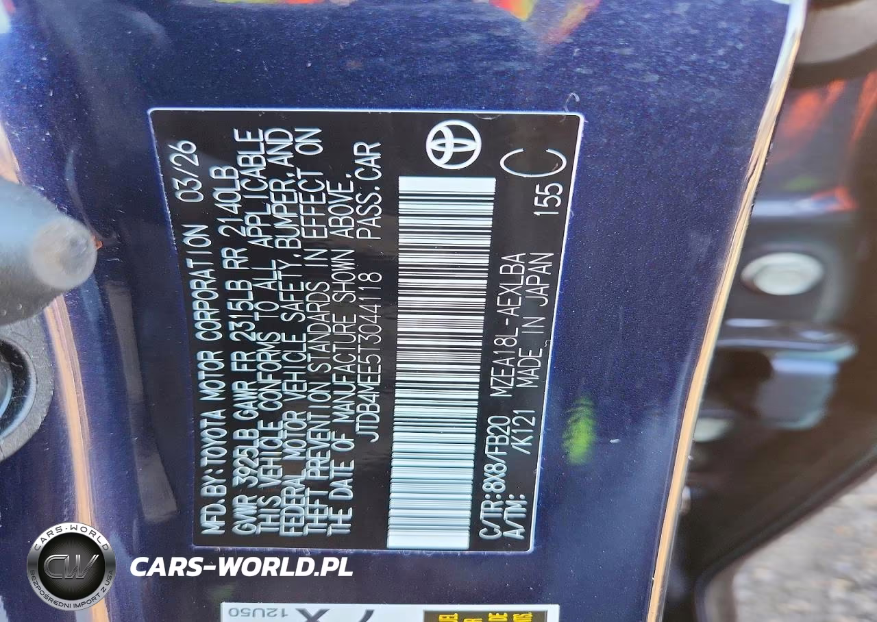 2026 Toyota Corolla Le VIN:JTDB4MEE5T3044118 - 13