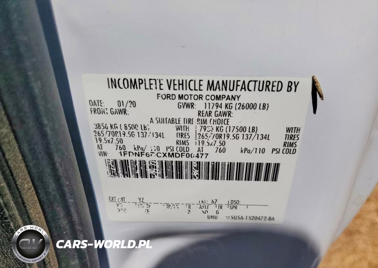 2021 Ford F650 Super Duty VIN:1FDNF6DCXMDF00477 - 13