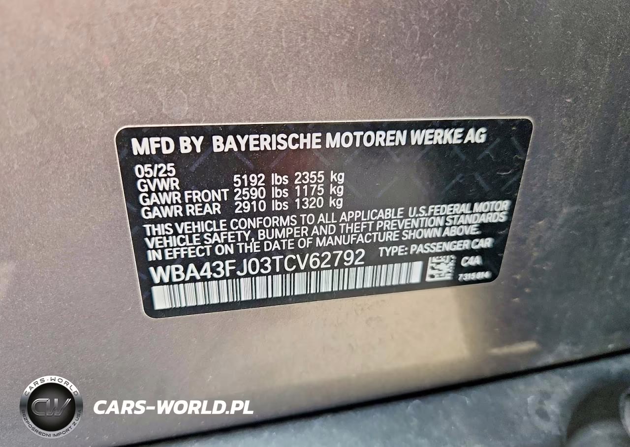 2026 BMW 530 I VIN:WBA43FJ03TCV62792 - 12