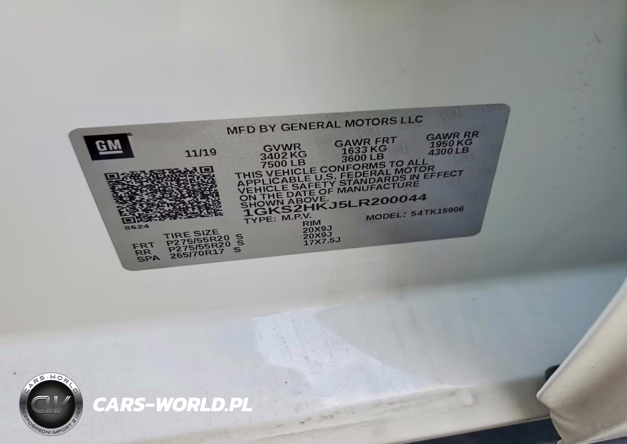 2020 GMC Yukon Xl Denali VIN:1GKS2HKJ5LR200044 - 13