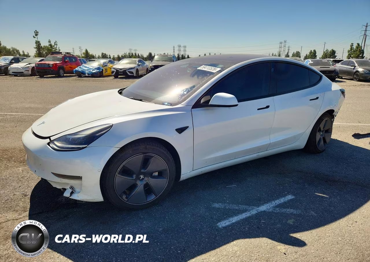 2022 Tesla Model 3 VIN:5YJ3E1EB0NF195511 - 1