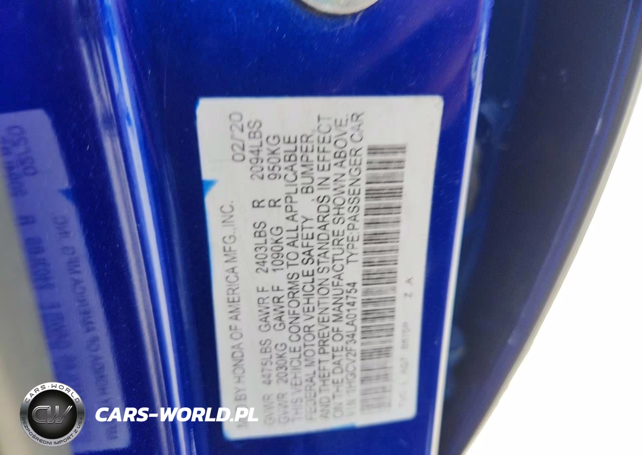 2020 Honda Accord Sport VIN:1HGCV2F34LA014754 - 12