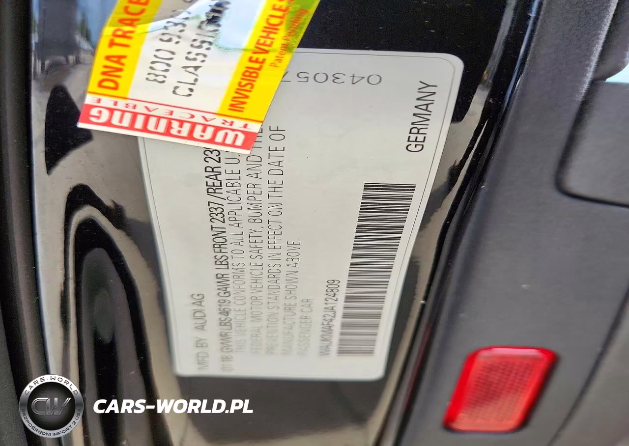 2018 Audi A4 Premium VIN:WAUKMAF42JA124809 - 12