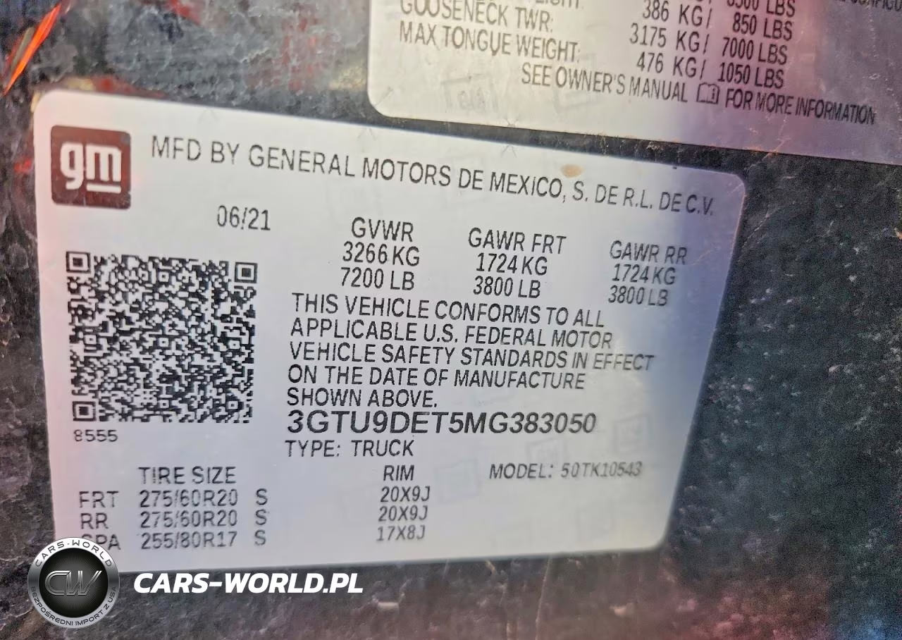 2021 GMC Sierra K1500 Slt VIN:3GTU9DET5MG383050 - 12