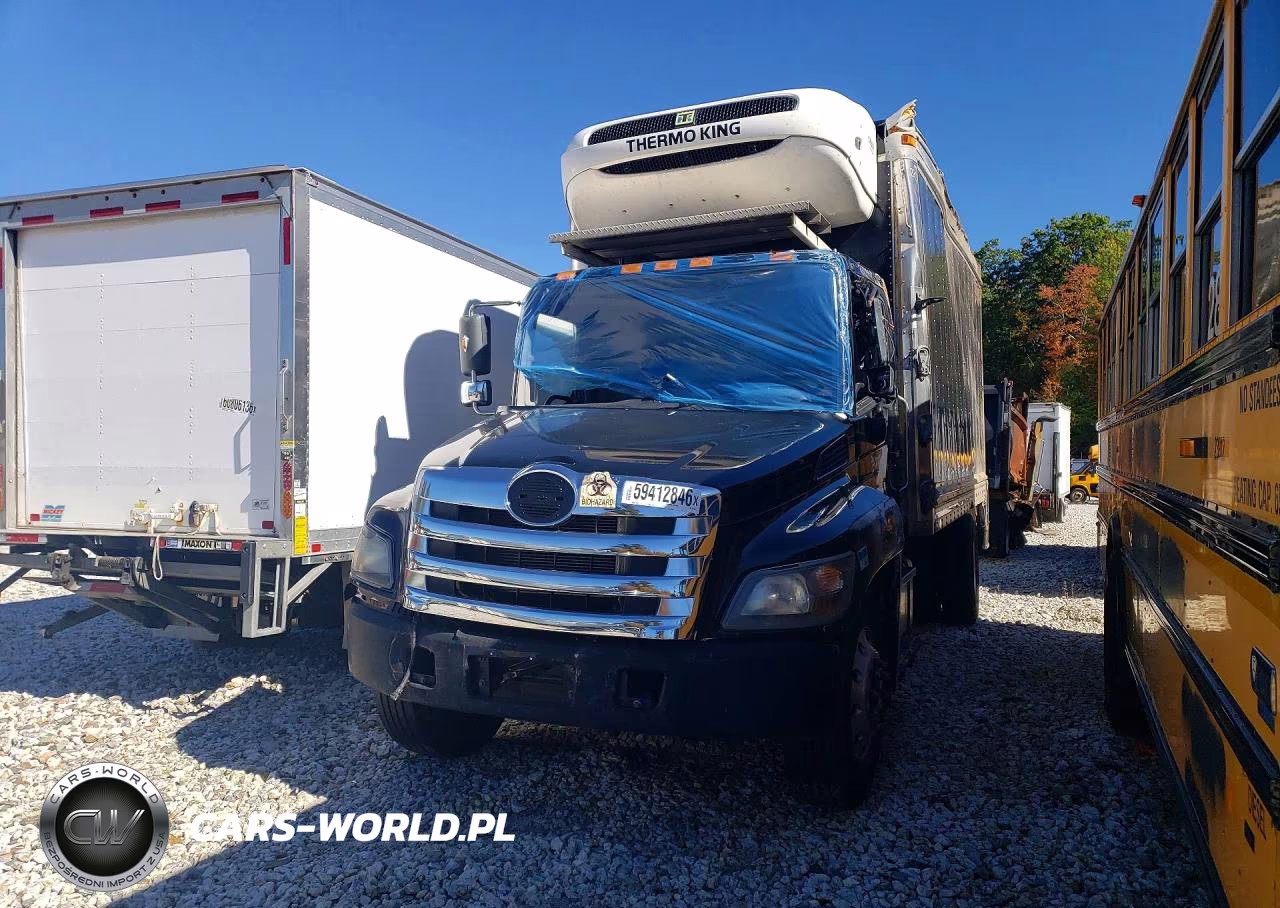 2019 Hino 258-268 Refrigerated Box Truck VIN:5PVNJ8JM6K4S51023 - 1