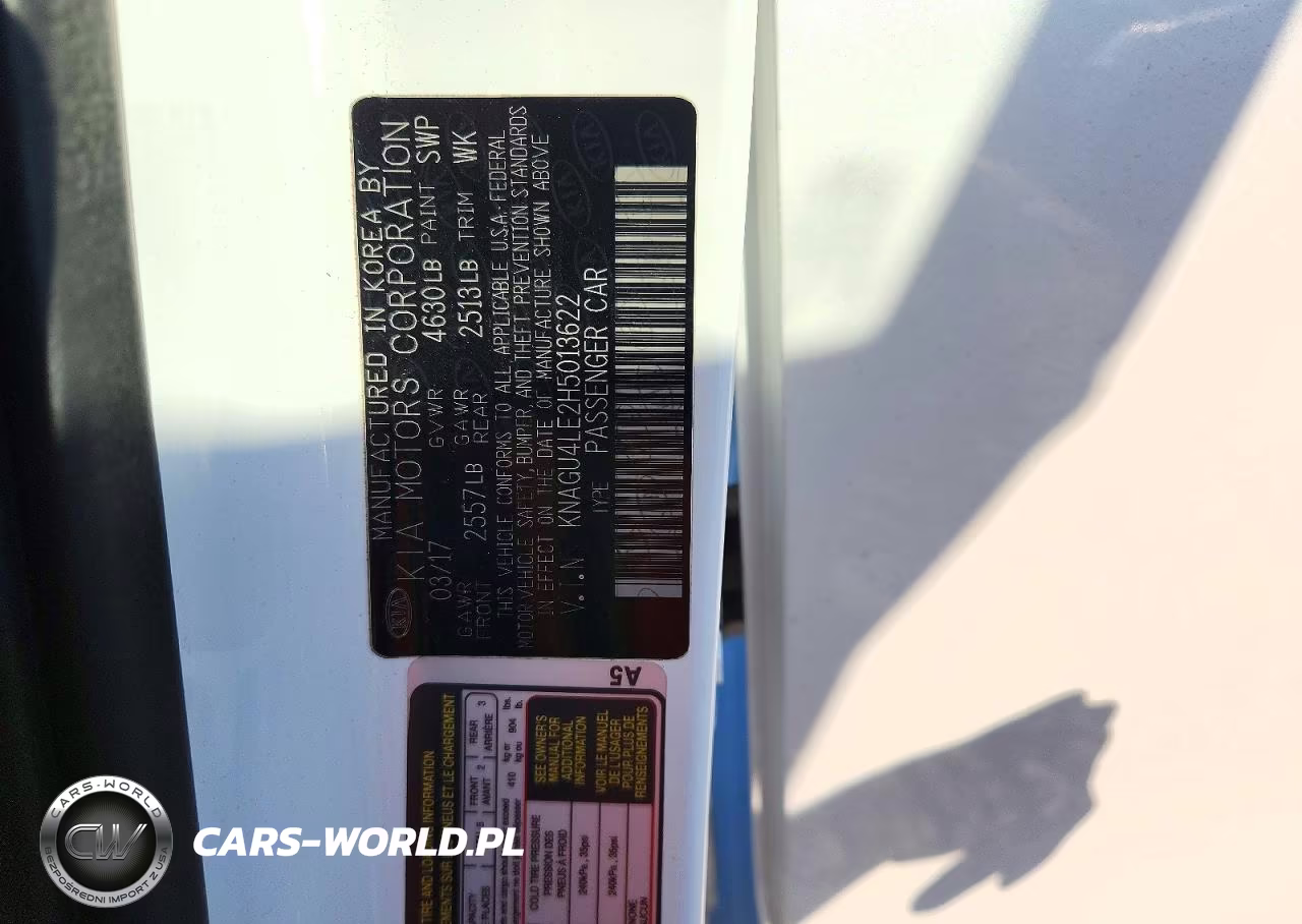 2017 Kia Optima Hybrid Ex VIN:KNAGU4LE2H5013622 - 12