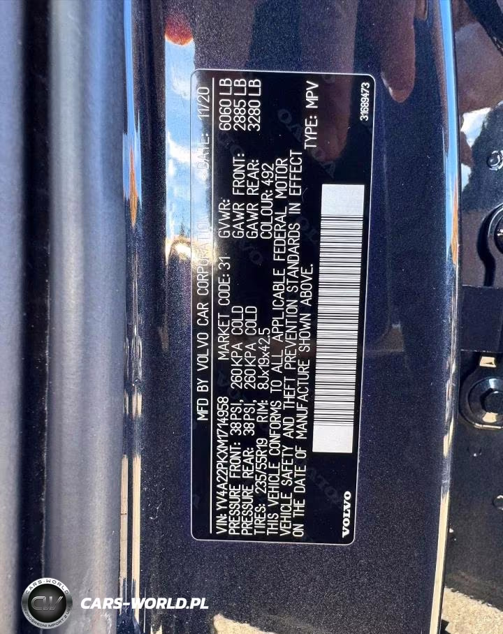 2021 Volvo Xc90 T6 Momentum VIN:YV4A22PKXM1714958 - 14