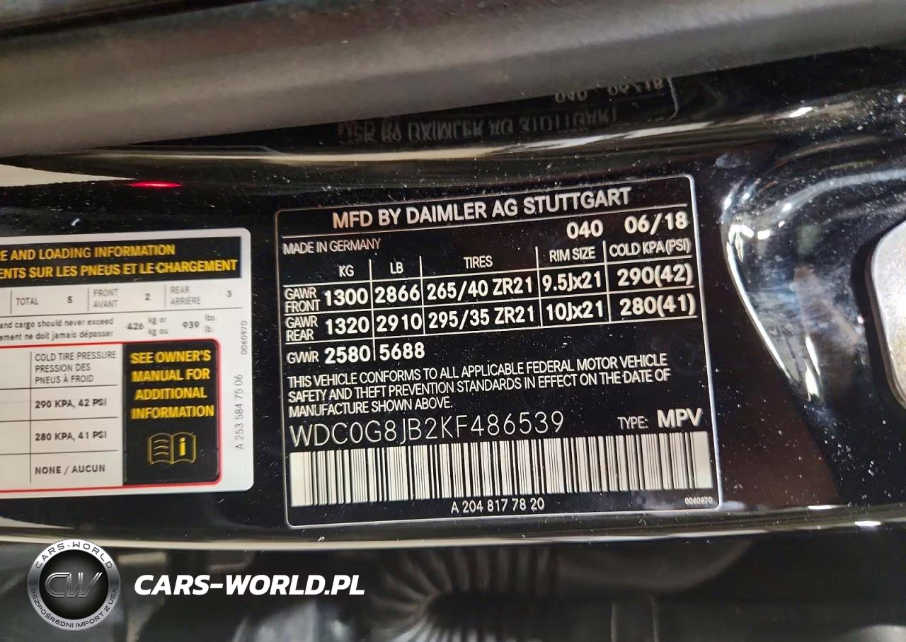 2019 Mercedes-Benz Glc 63 4Matic Amg VIN:WDC0G8JB2KF486539 - 13