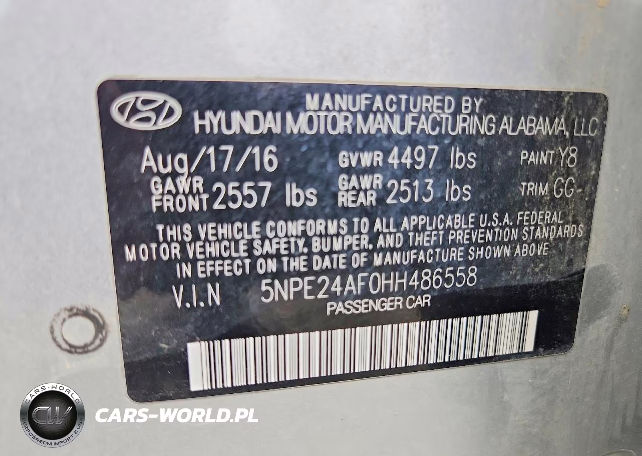 2017 Hyundai Sonata Se VIN:5NPE24AF0HH486558 - 12