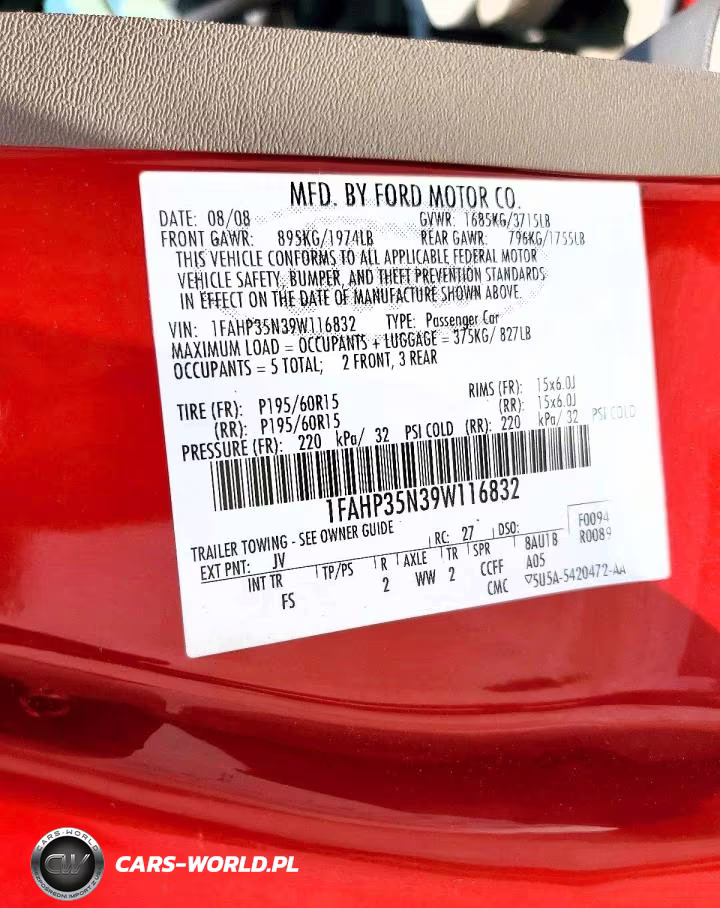 2009 Ford Focus Se VIN:1FAHP35N39W116832 - 12
