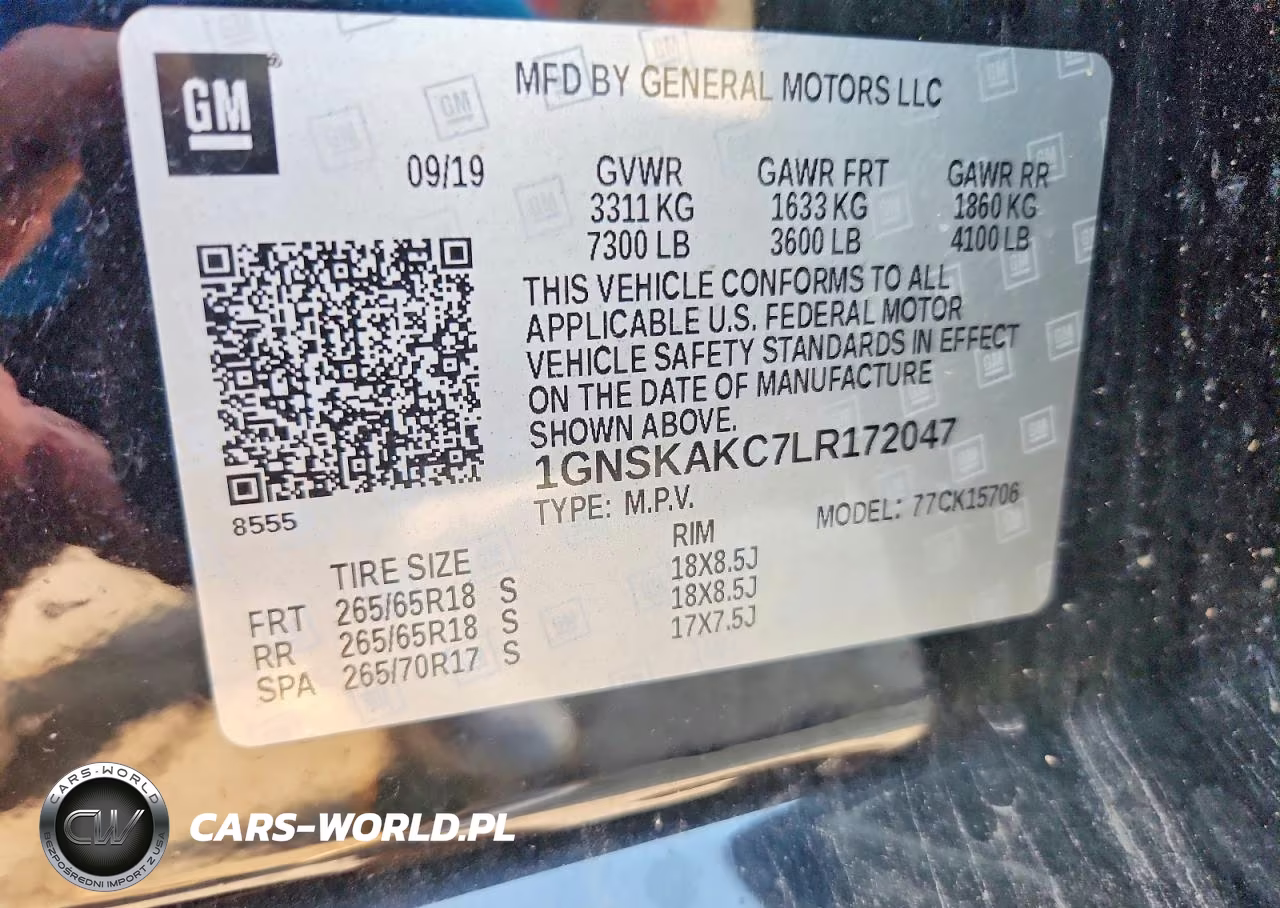 2020 Chevrolet Tahoe K1500 Ls VIN:1GNSKAKC7LR172047 - 13