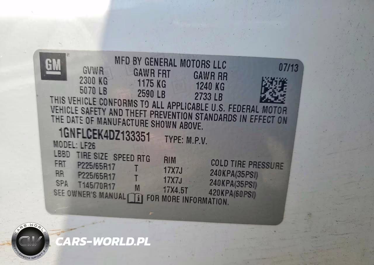 2013 Chevrolet Equinox Ls VIN:1GNFLCEK4DZ133351 - 13