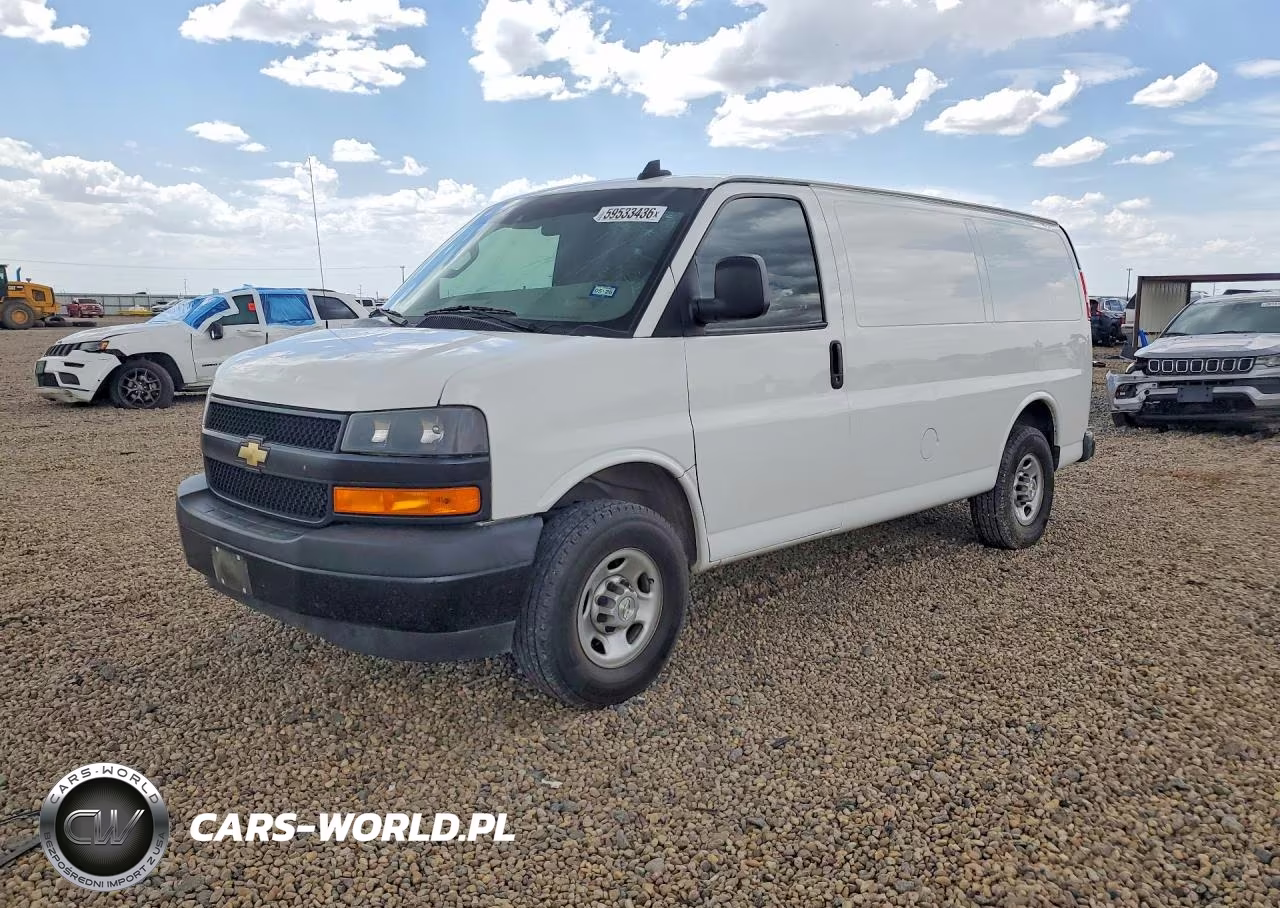2021 Chevrolet Express 2500 Cargo Delivery Van VIN:1GCWGAFP8M1219630 - 1