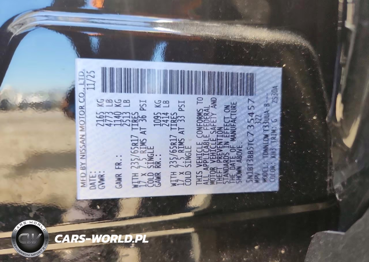 2026 Nissan Rogue Sv VIN:5N1BT3BB5TC735457 - 13