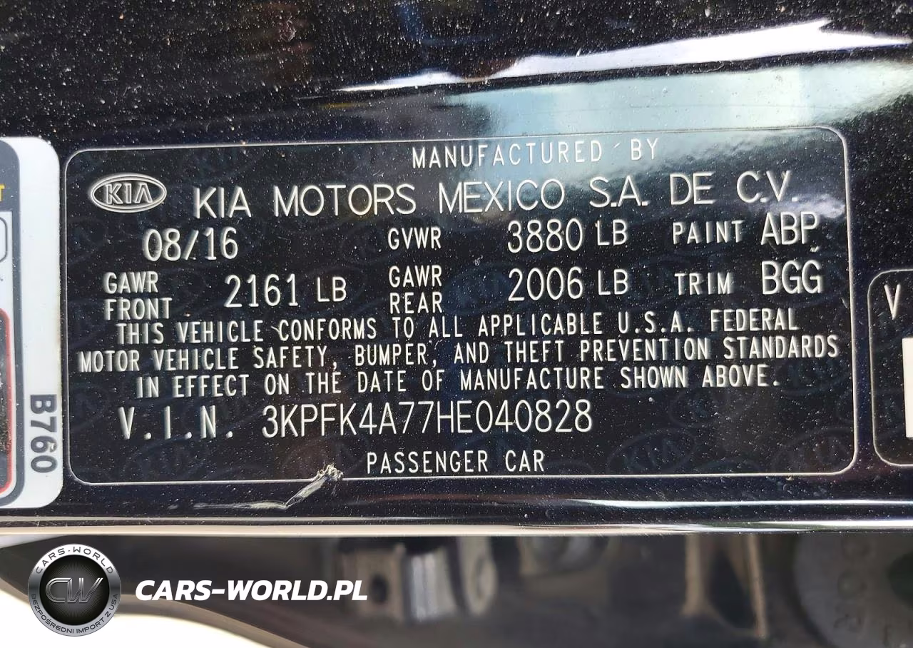 2017 Kia Forte Lx VIN:3KPFK4A77HE040828 - 12