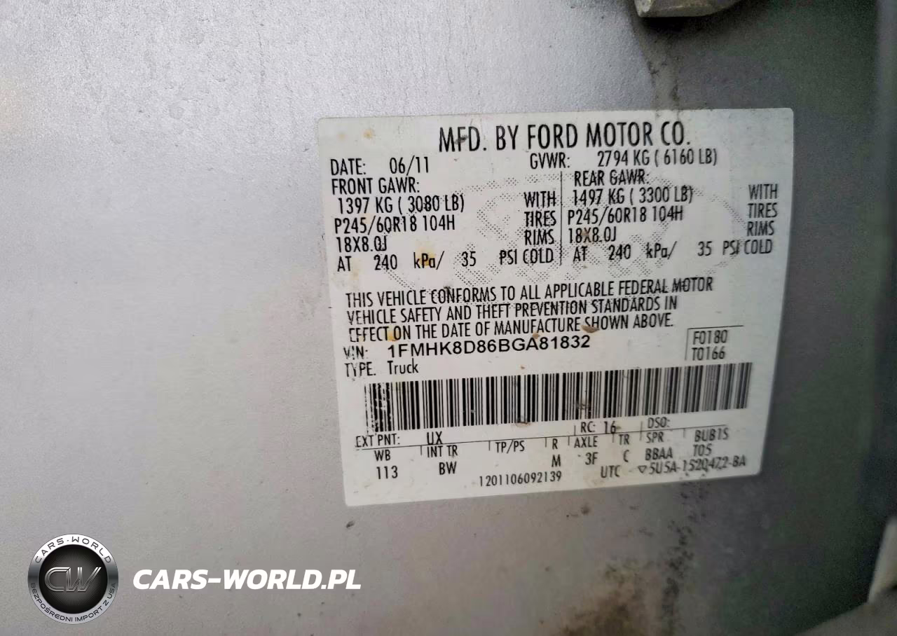 2011 Ford Explorer Xlt VIN:1FMHK8D86BGA81832 - 13