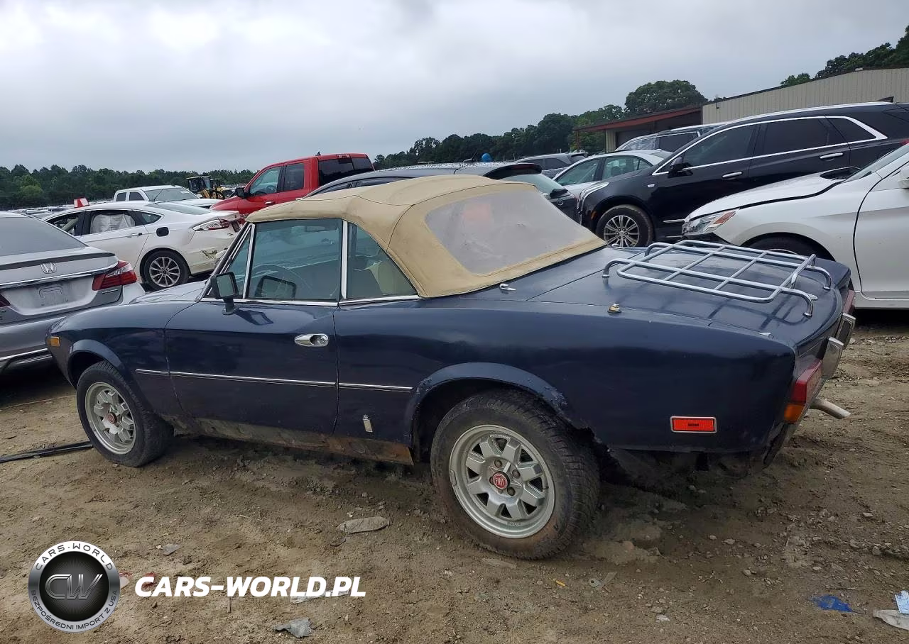 1982 Fiat 124 Spider VIN:ZFAAS00B4C8188146 - 2