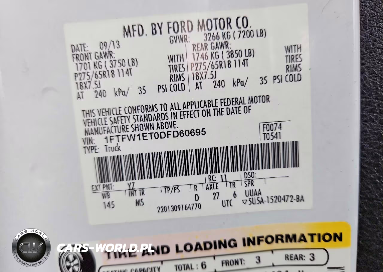 2013 Ford F150 Supercrew VIN:1FTFW1ET0DFD60695 - 12