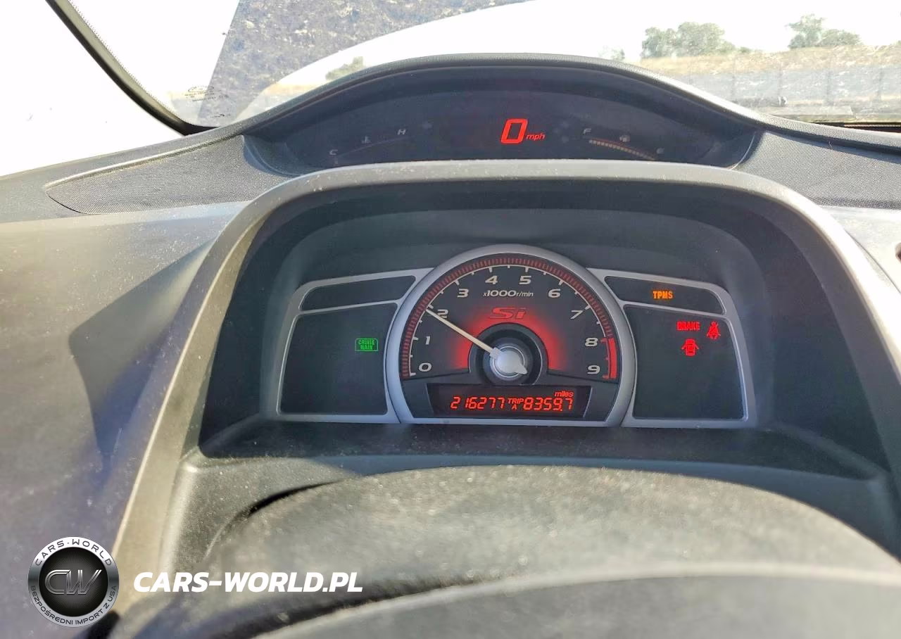 2008 Honda Civic Si VIN:2HGFG21568H706409 - 9