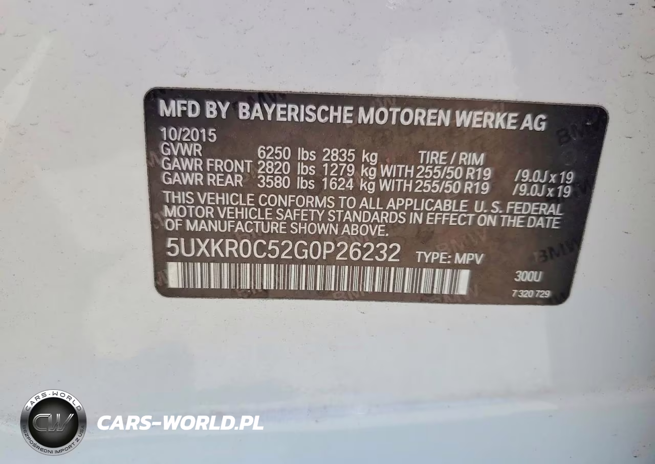 2016 BMW X5 xDrive35I VIN:5UXKR0C52G0P26232 - 13