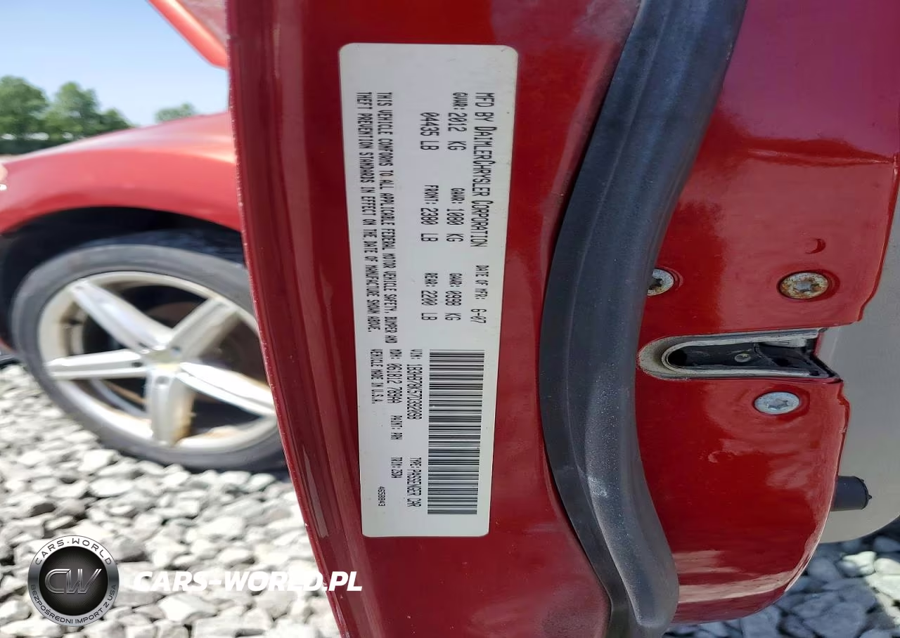2007 Dodge Caliber R-T VIN:1B3HB78K57D392098 - 13