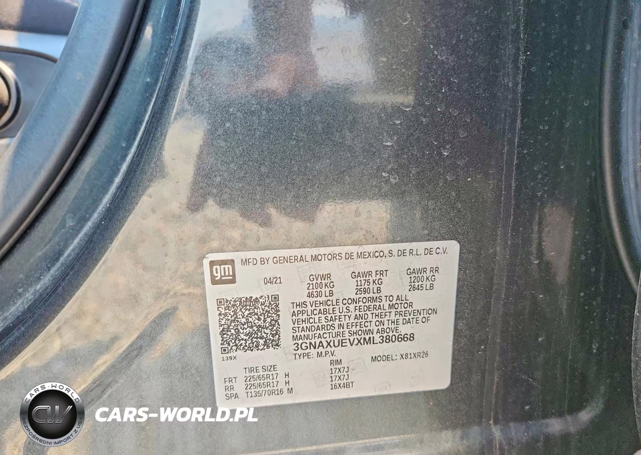 2021 Chevrolet Equinox Lt VIN:3GNAXUEVXML380668 - 13