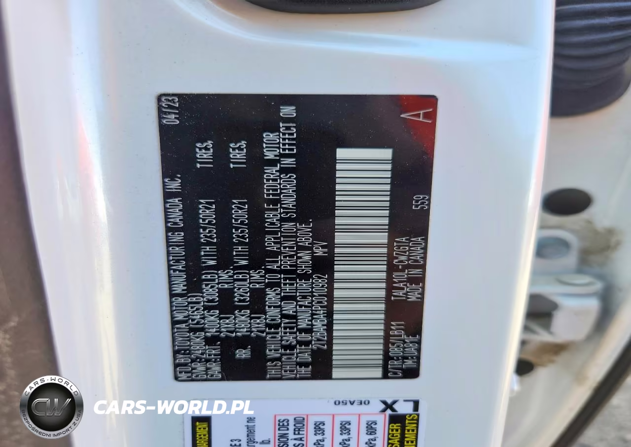 2023 Lexus Rx 350 Premium+ VIN:2T2BAMBA4PC010982 - 13