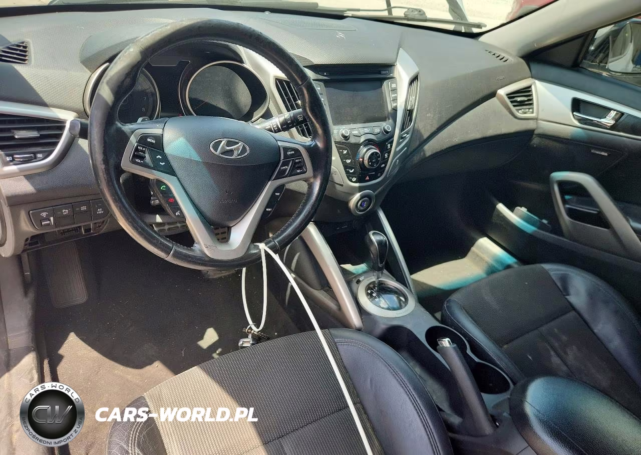 2013 Hyundai Veloster Base VIN:KMHTC6AD2DU166913 - 8
