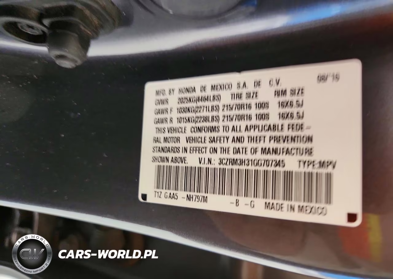2016 Honda Cr-V Lx VIN:3CZRM3H31GG707345 - 13