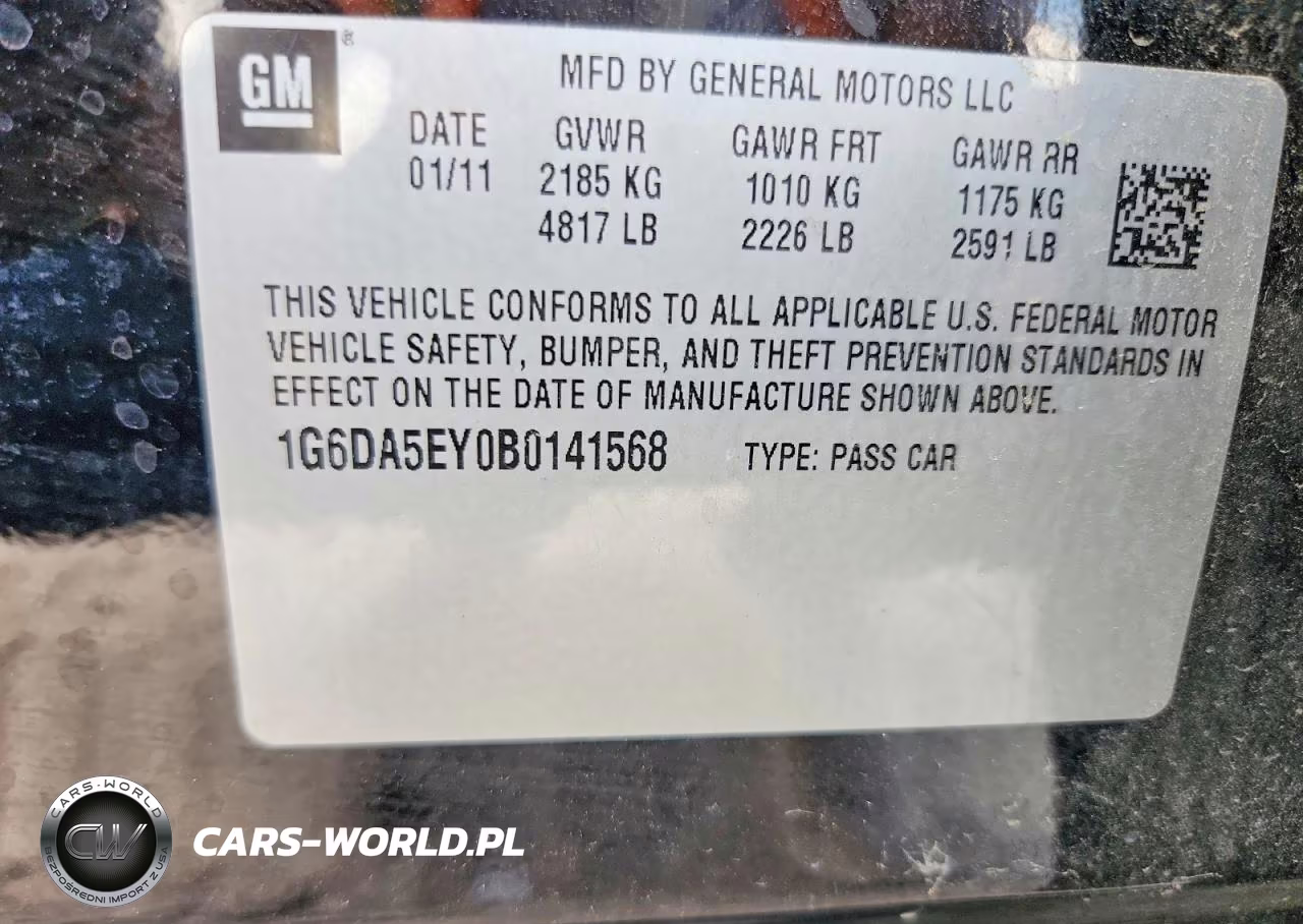 2011 Cadillac Cts VIN:1G6DA5EY0B0141568 - 12