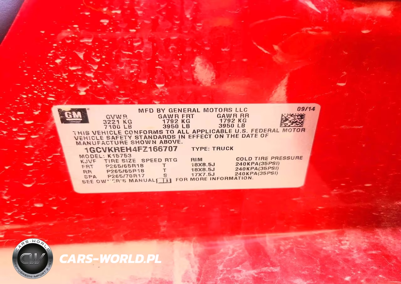 2015 Chevrolet Silverado K1500 Lt VIN:1GCVKREH4FZ166707 - 12