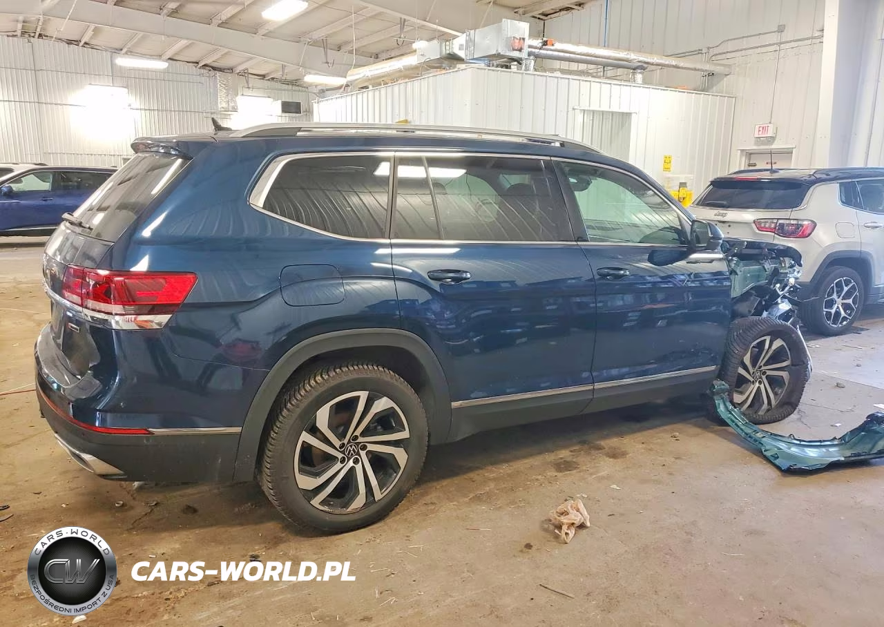 2021 Volkswagen Atlas Sel Premium VIN:1V2TR2CA9MC504195 - 3