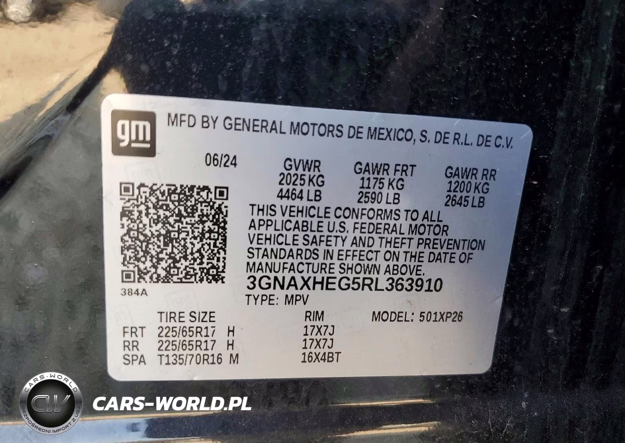 2024 Chevrolet Equinox Ls VIN:3GNAXHEG5RL363910 - 13