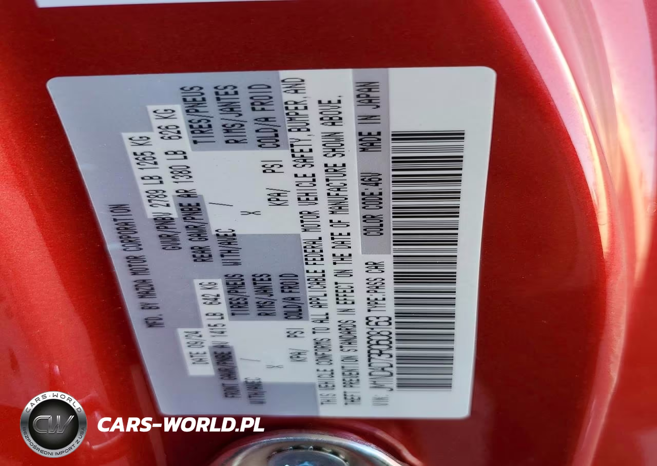 2024 Mazda Mx-5 Miata Grand Touring VIN:JM1NDAD73R0608163 - 13