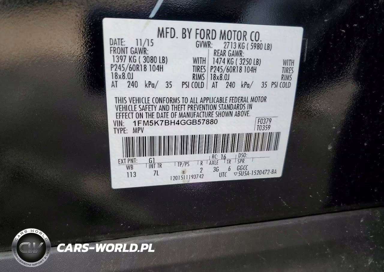 2016 Ford Explorer VIN:1FM5K7BH4GGB57880 - 13