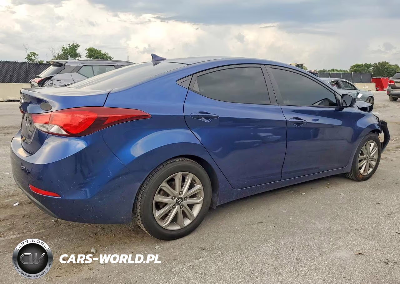 2015 Hyundai Elantra Se VIN:5NPDH4AE2FH638354 - 3