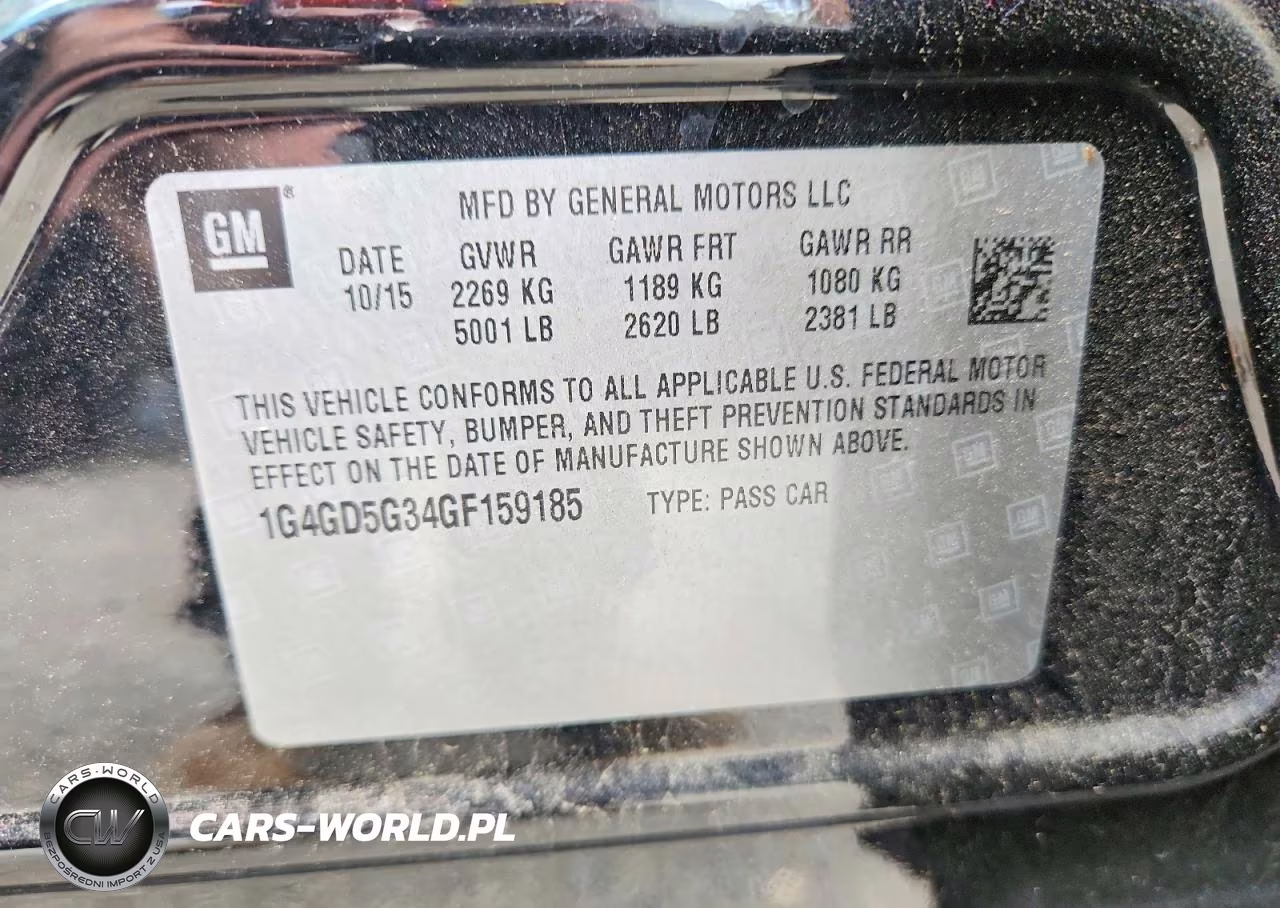 2016 Buick Lacrosse Premium VIN:1G4GD5G34GF159185 - 12