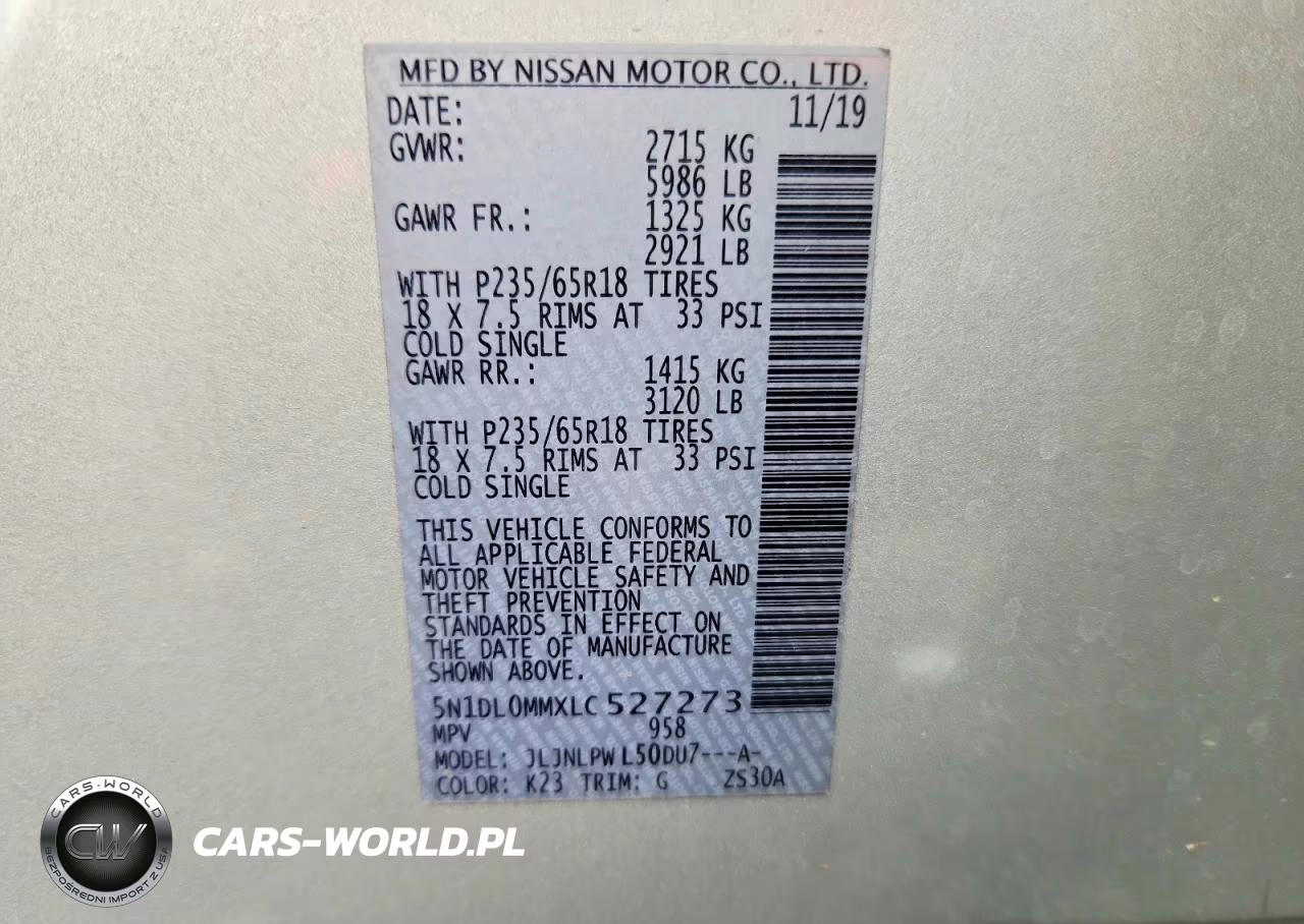 2020 Infiniti Qx60 Pure VIN:5N1DL0MMXLC527273 - 13