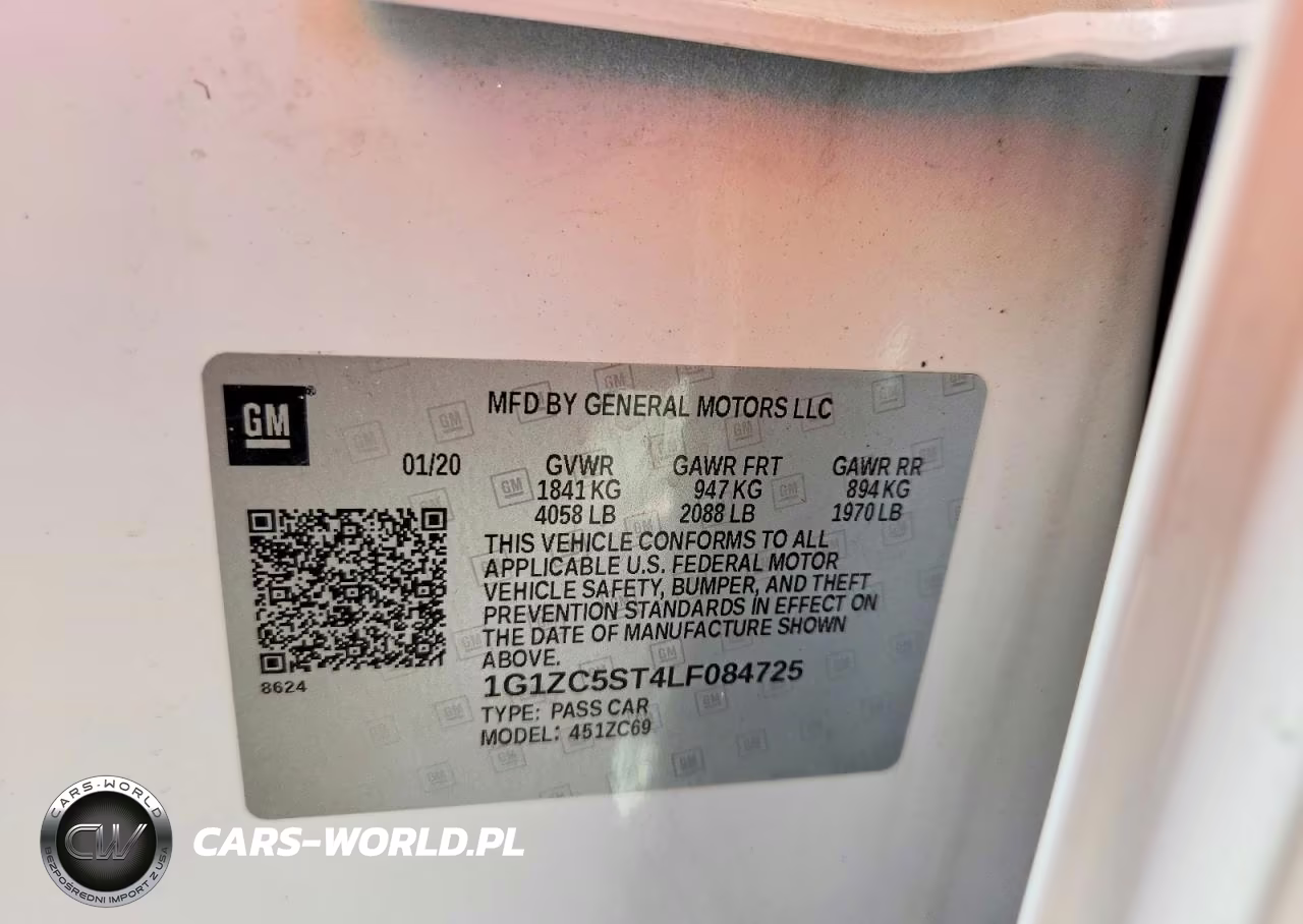 2020 Chevrolet Malibu Ls VIN:1G1ZC5ST4LF084725 - 13