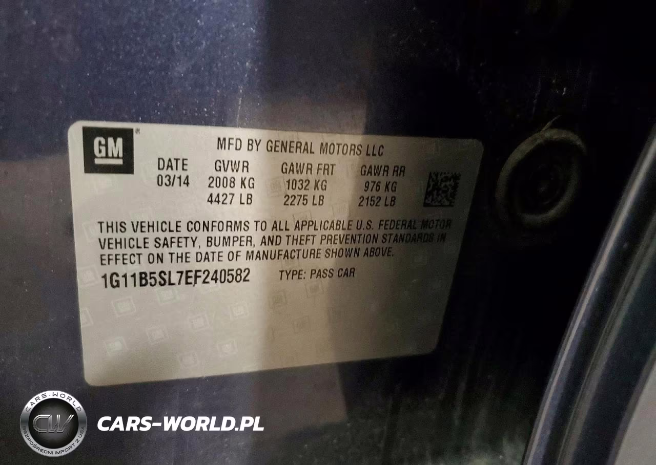 2014 Chevrolet Malibu Ls VIN:1G11B5SL7EF240582 - 12