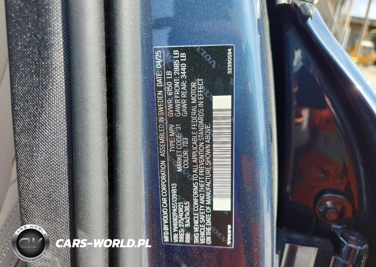 2025 Volvo Xc90 Core VIN:YV4062PA5S1391813 - 12
