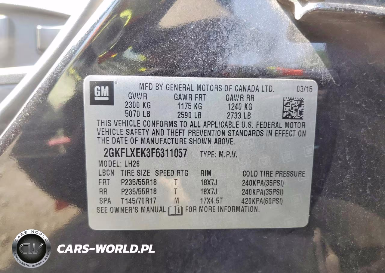 2015 GMC Terrain Slt VIN:2GKFLXEK3F6311057 - 13